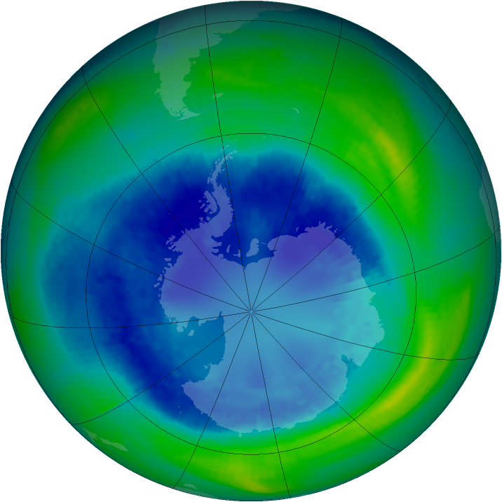 Ozone Map 2004-09-02